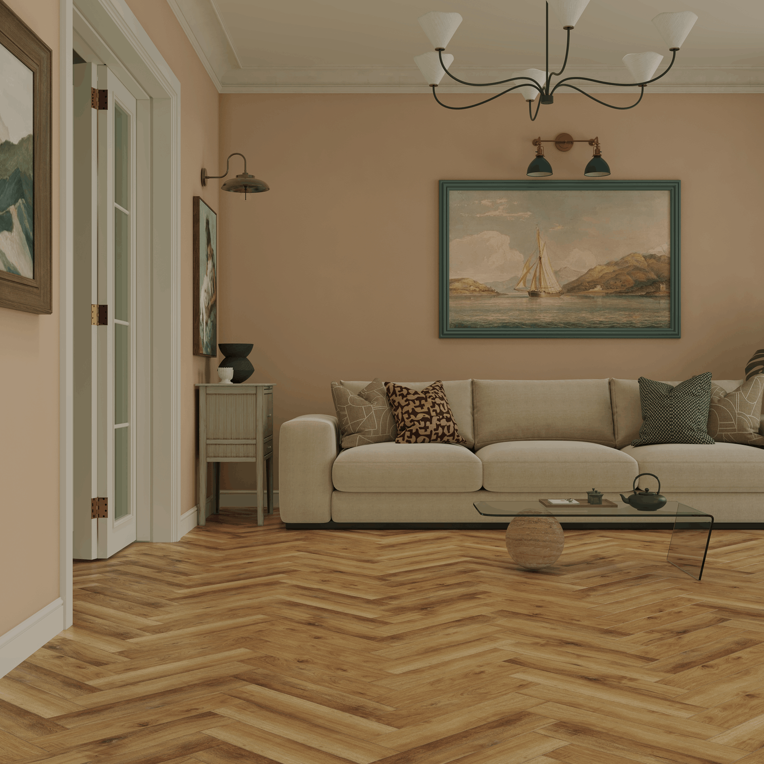 Кварцвинил Tulesna Искусство в паркете (Art Parquet) 1005-15 Dolomite