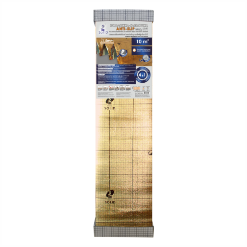 Подложка-гармошка Solid Anti-slip под SPC, WPC, LVT, 1,5 мм