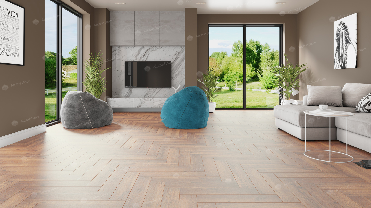 Кварцвинил Alpine Floor Parquet Premium Eco 19-2 Дуб Royal