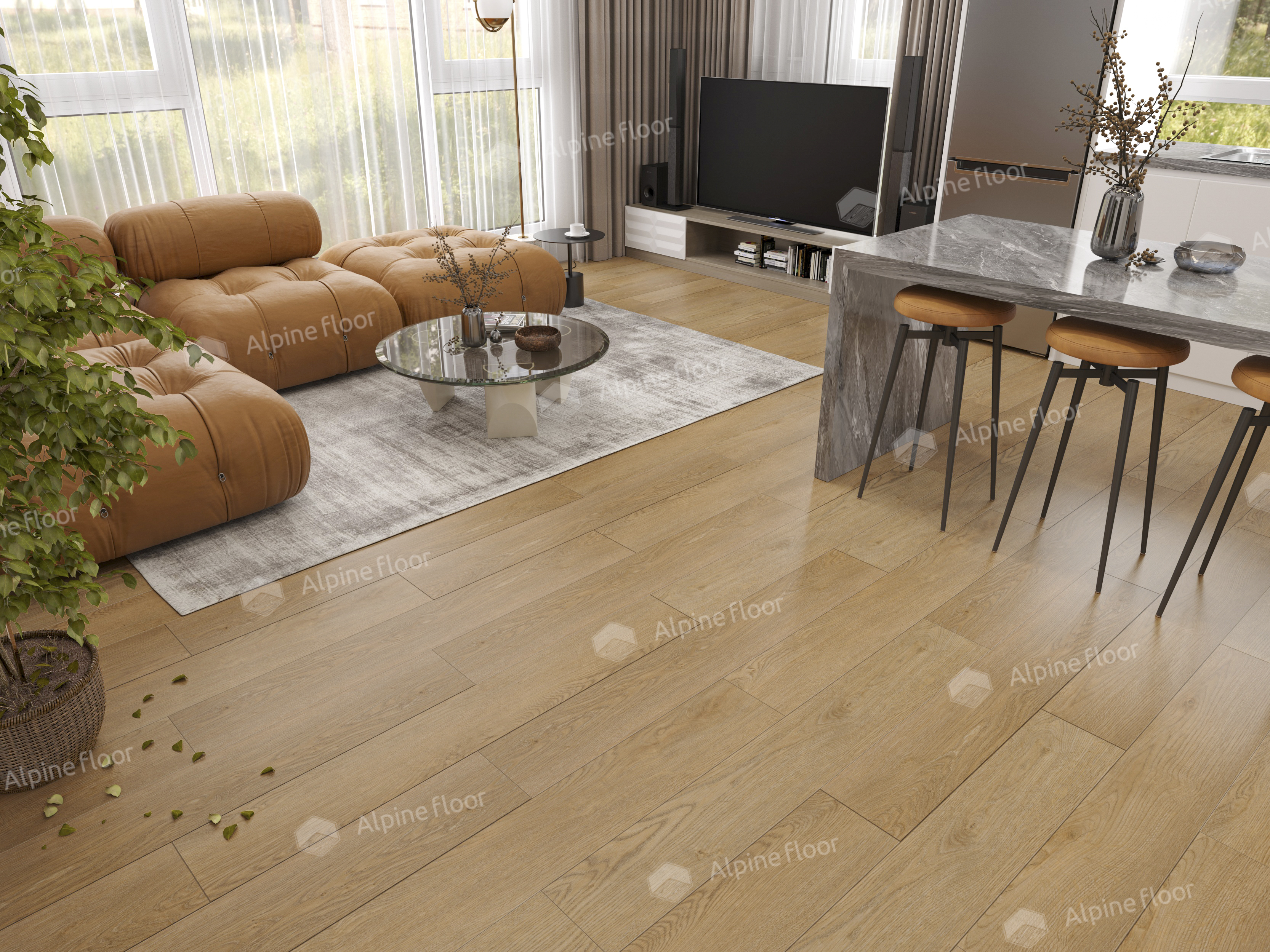 Кварцвинил Alpine Floor Classic Light Еco 173-66 Клен классический