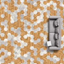 Кварцвинил Moduleo Moods 261 Big Hexagon