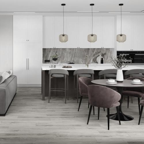 Кварцвинил Damy Floor Family LVT SL3739-3-LVT Дуб Белый