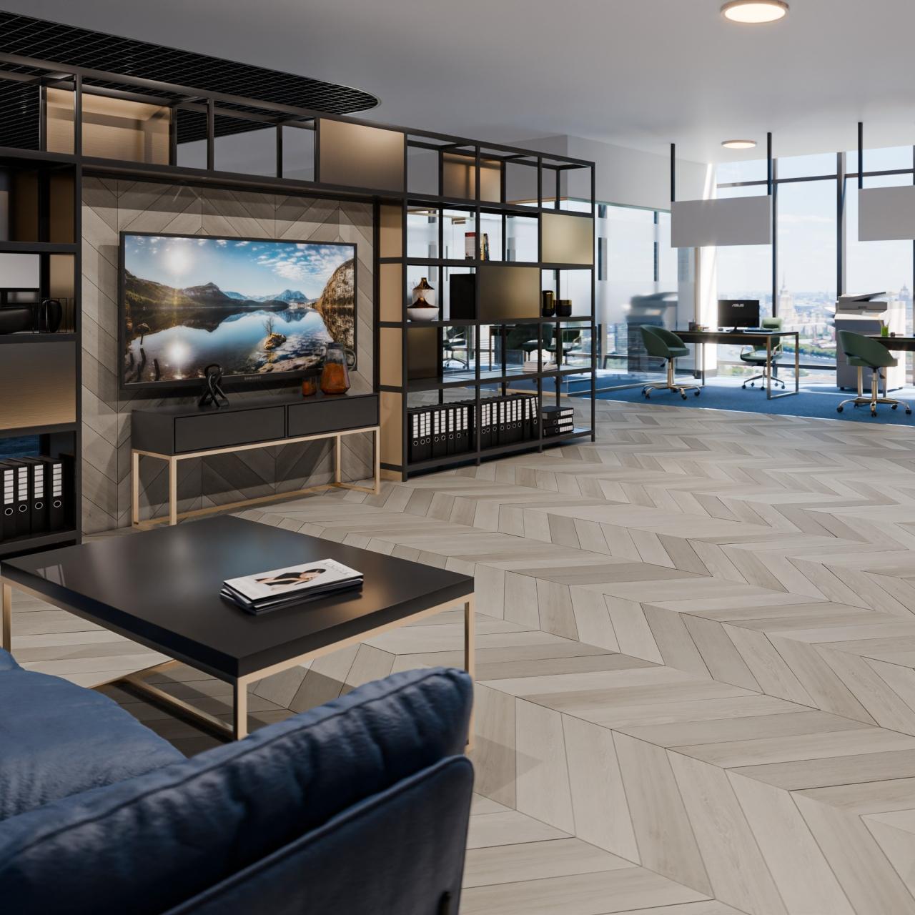 Кварцвинил Damy Floor Chevron LVT DF02-Ch-LVT Пале-Рояль