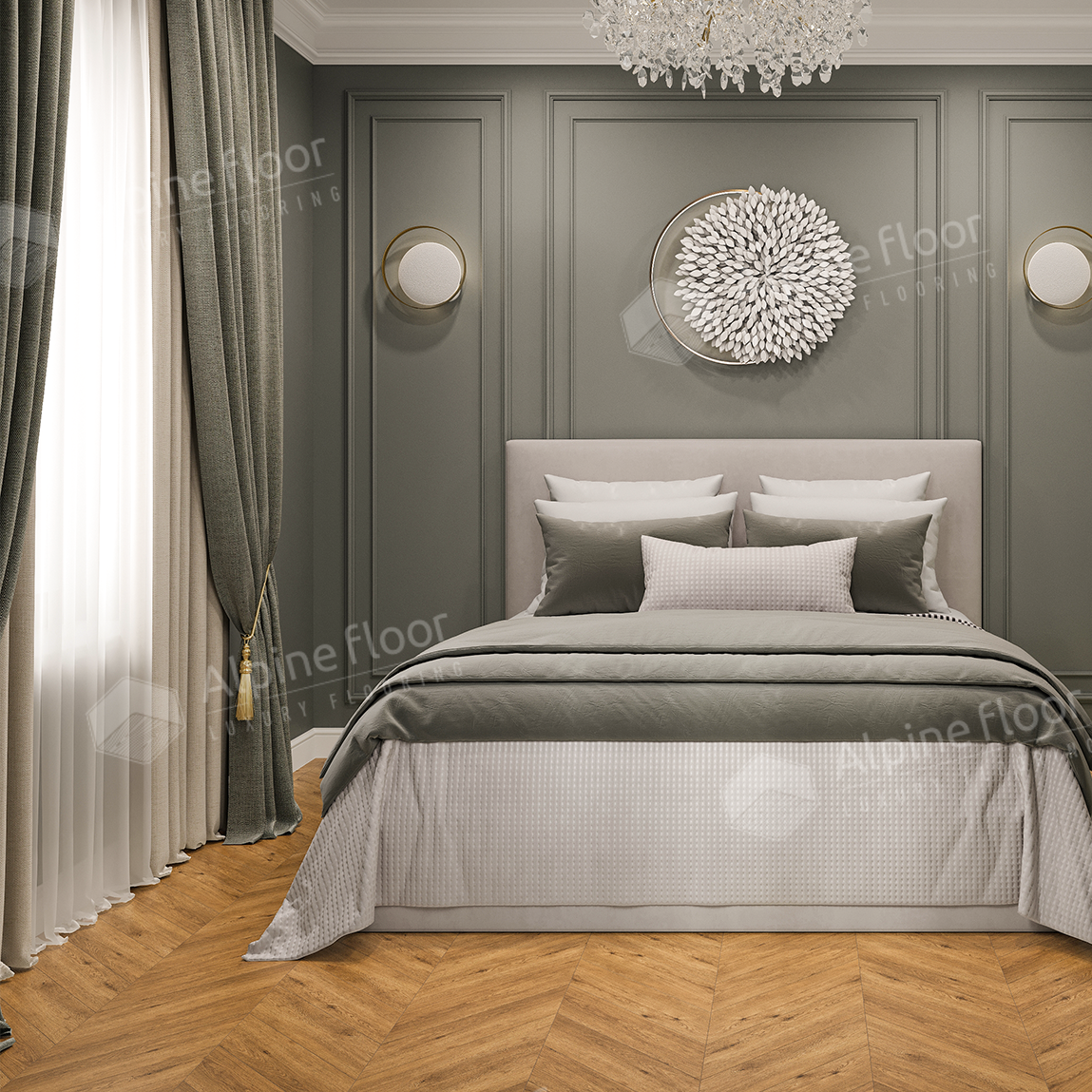 Кварцвинил Alpine Floor Chevron Alpine Eco 18-16 Tesoro