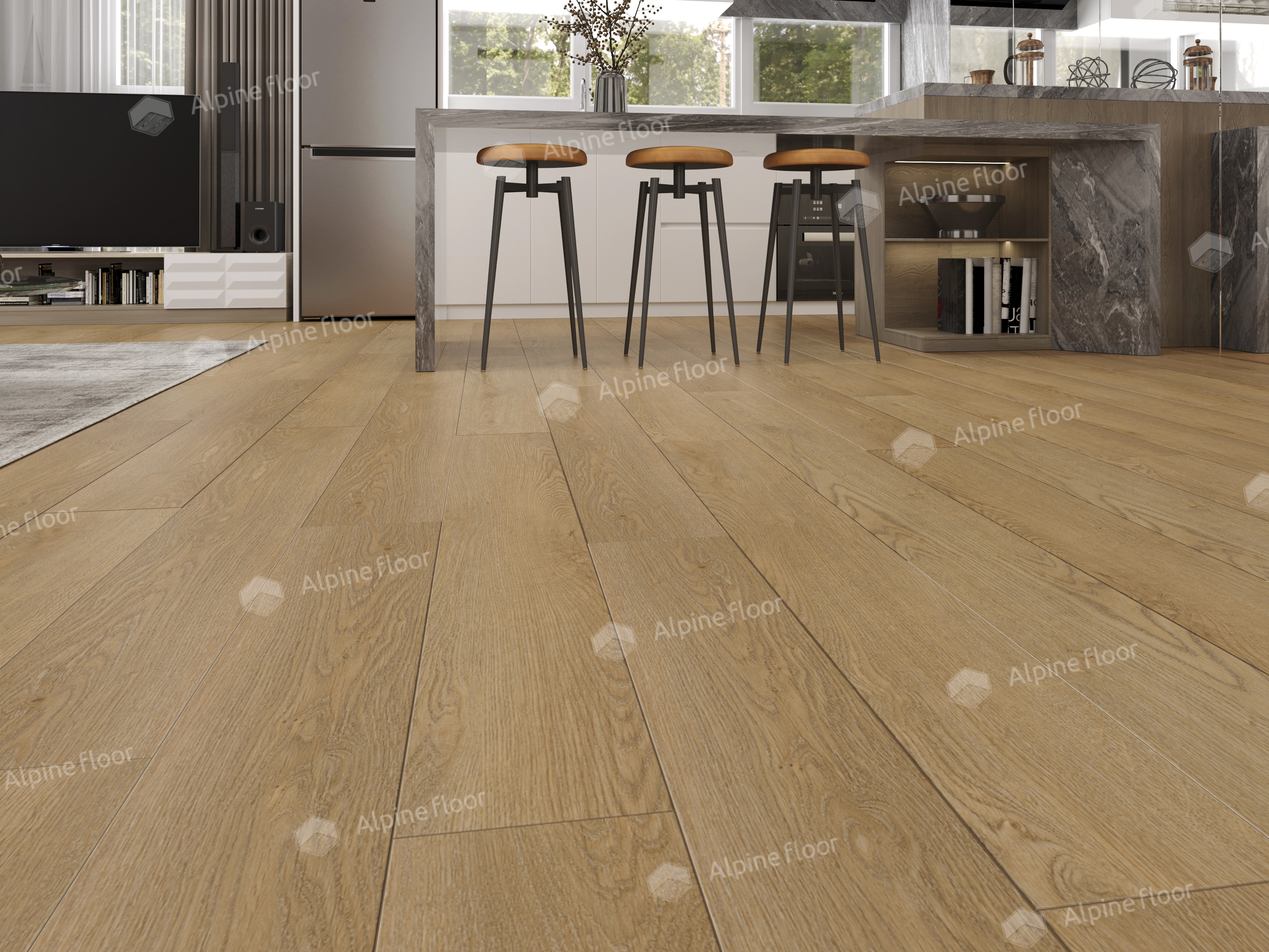 Кварцвинил Alpine Floor Classic Light Еco 173-66 Клен классический