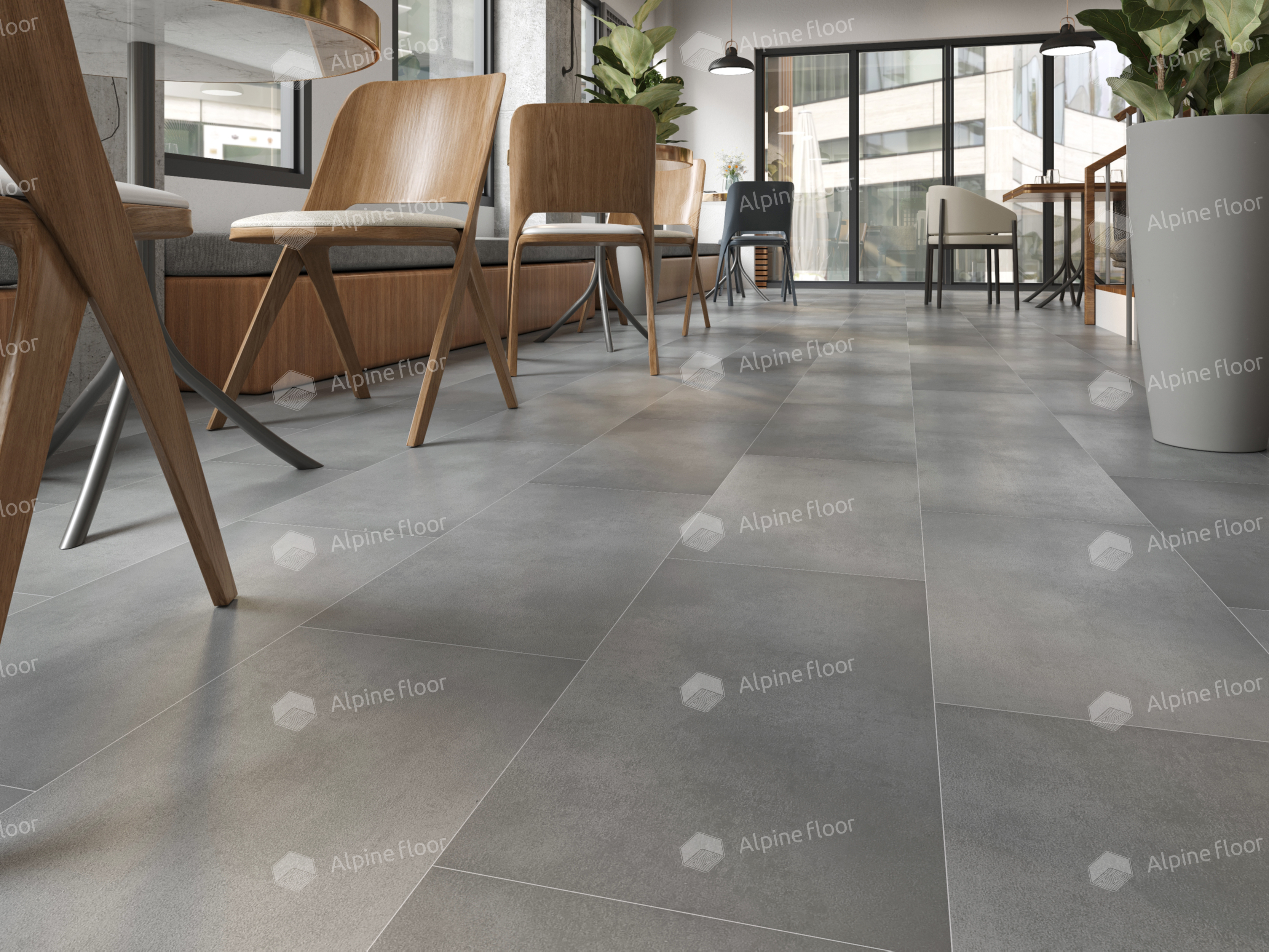 Кварцвинил Alpine Floor Light Stone Eco 15-10 Бристоль