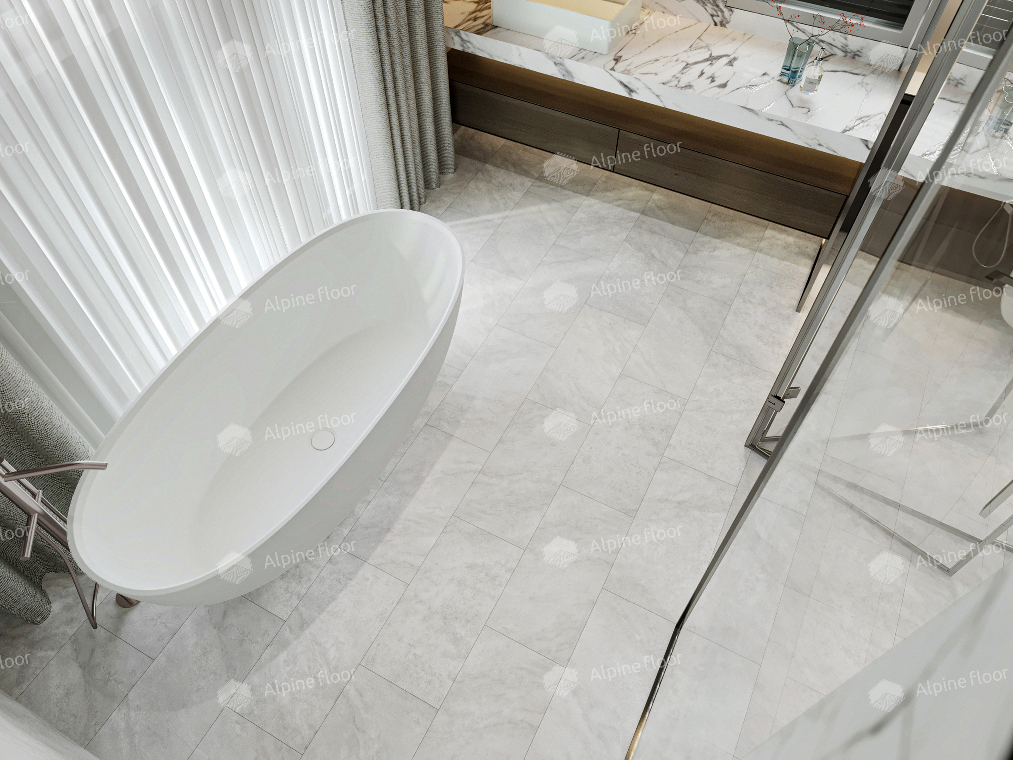 Кварцвинил Alpine Floor Light Stone Eco 15-5 Чили