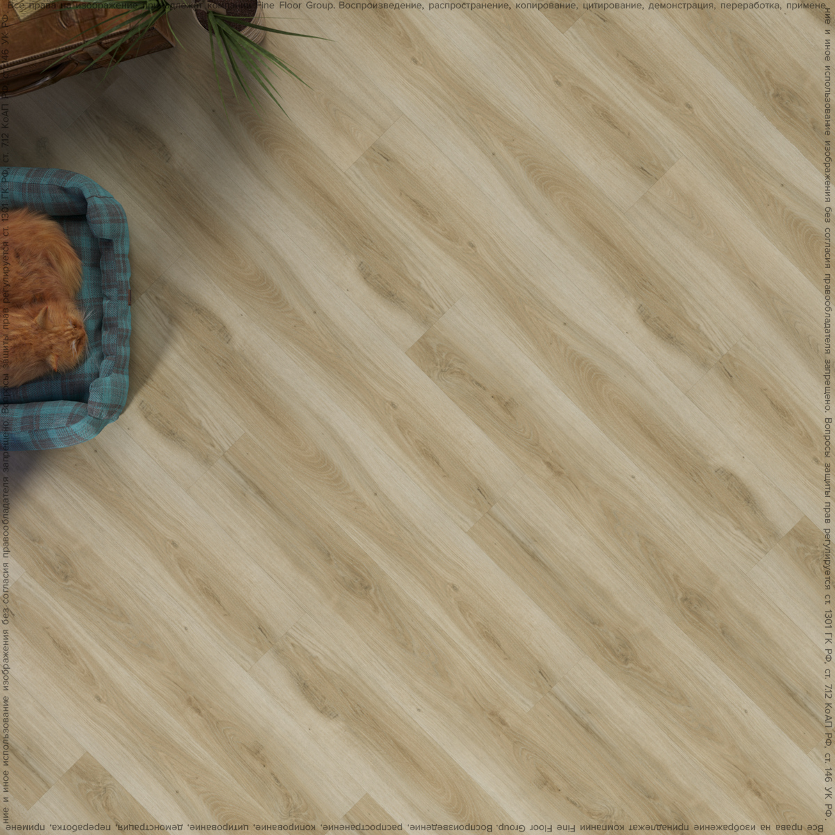 Кварцвинил Fine Floor Wood FF-1425 Дуб Пиньел