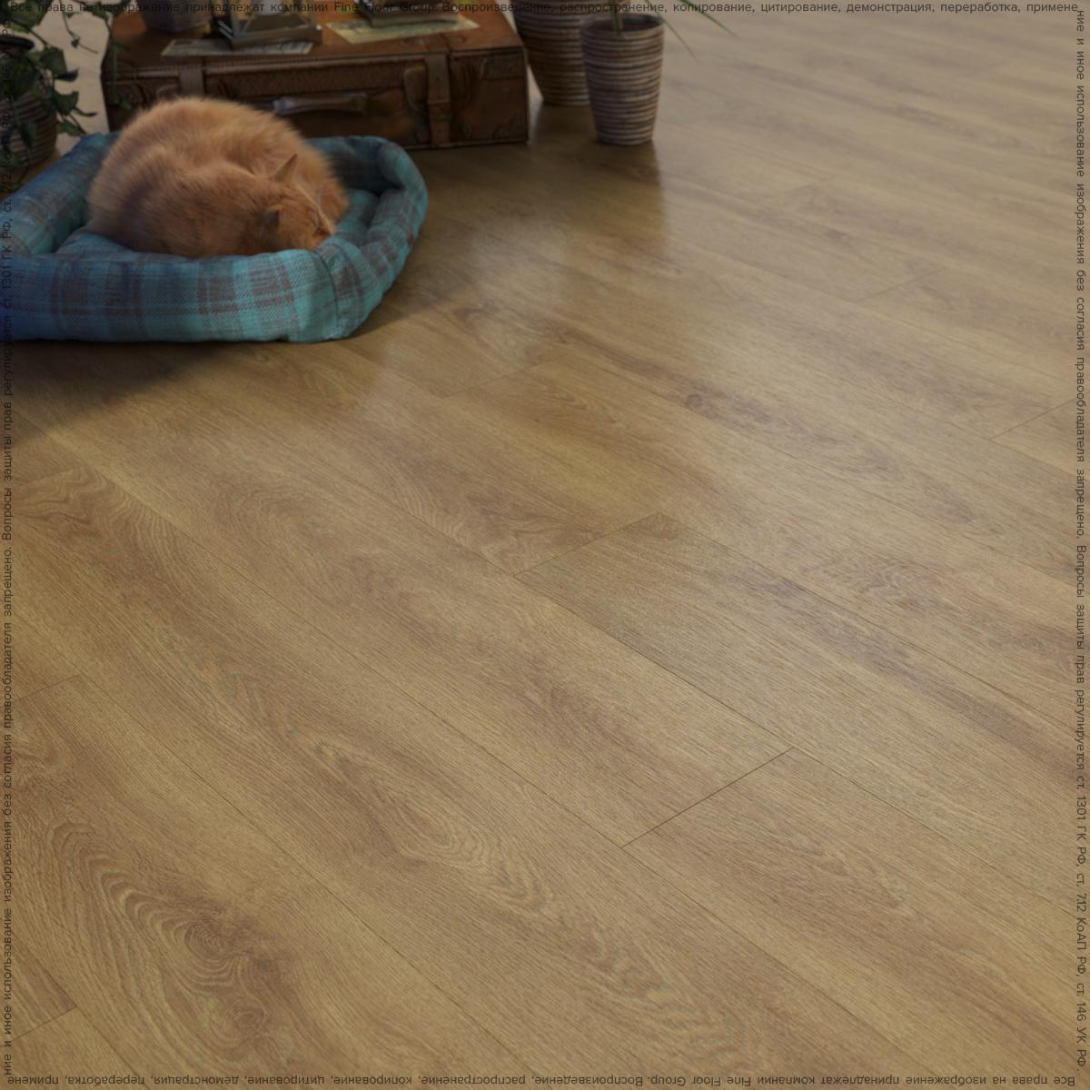 Кварцвинил Fine Floor Wood FF-1508 Дуб Квебек