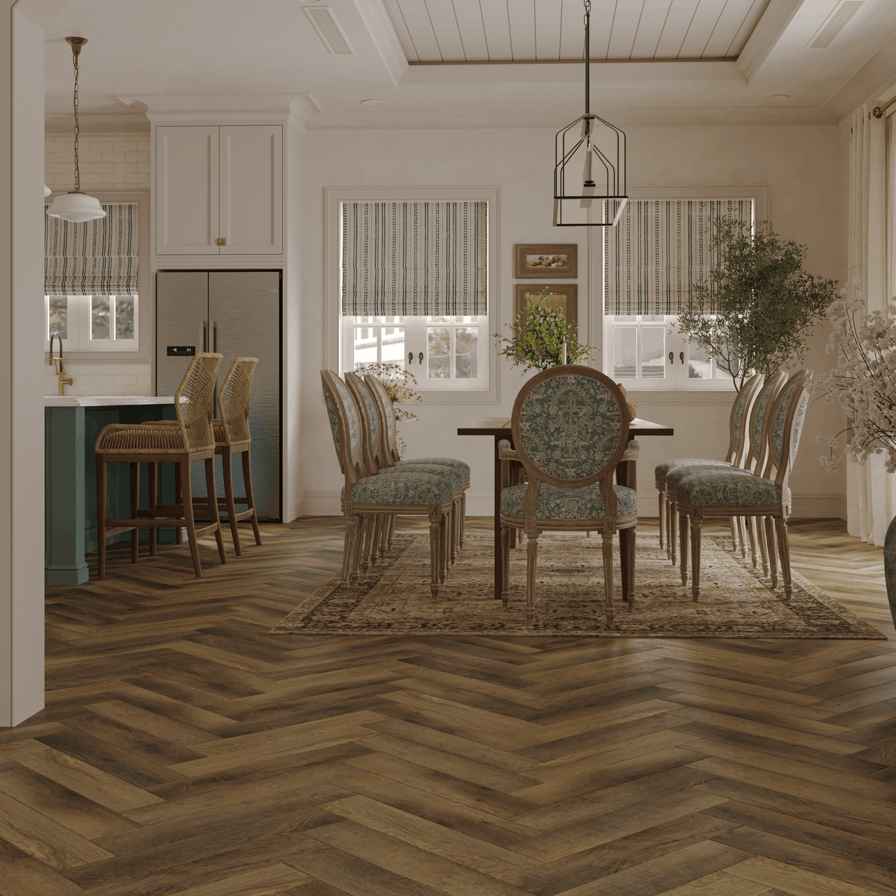 Кварцвинил Tulesna Искусство в паркете (Art Parquet) 1005-14 Oplot