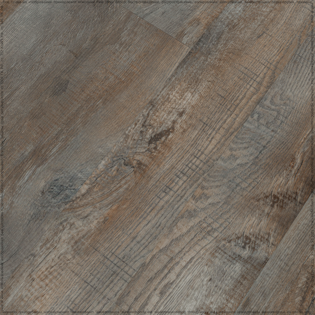 Кварцвинил Fine Floor Wood FF-1418 Дуб Этна