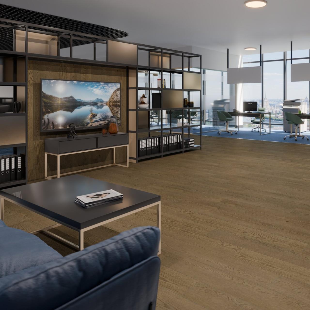 Кварцвинил Damy Floor Family 0030-6 Дуб Мокко