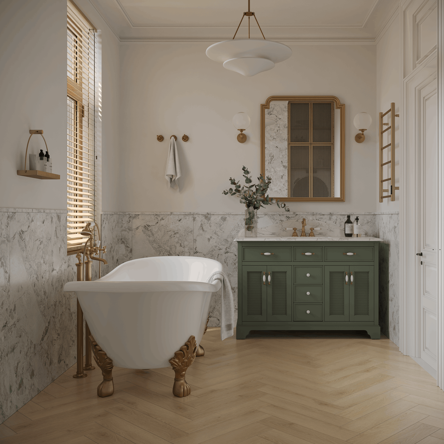 Кварцвинил Ensten Valland Parquet ECO 103-18 Пихта