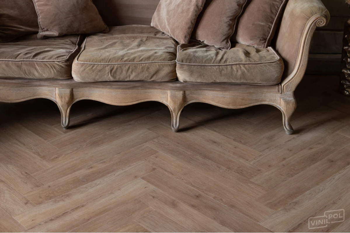 Кварцвинил VinilPol Herringbone 9965 Паркет Бруно