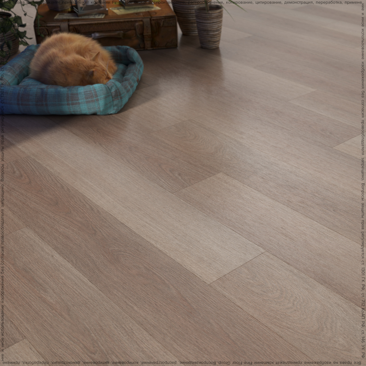 Кварцвинил Fine Floor Wood FF-1533 Дуб Роан