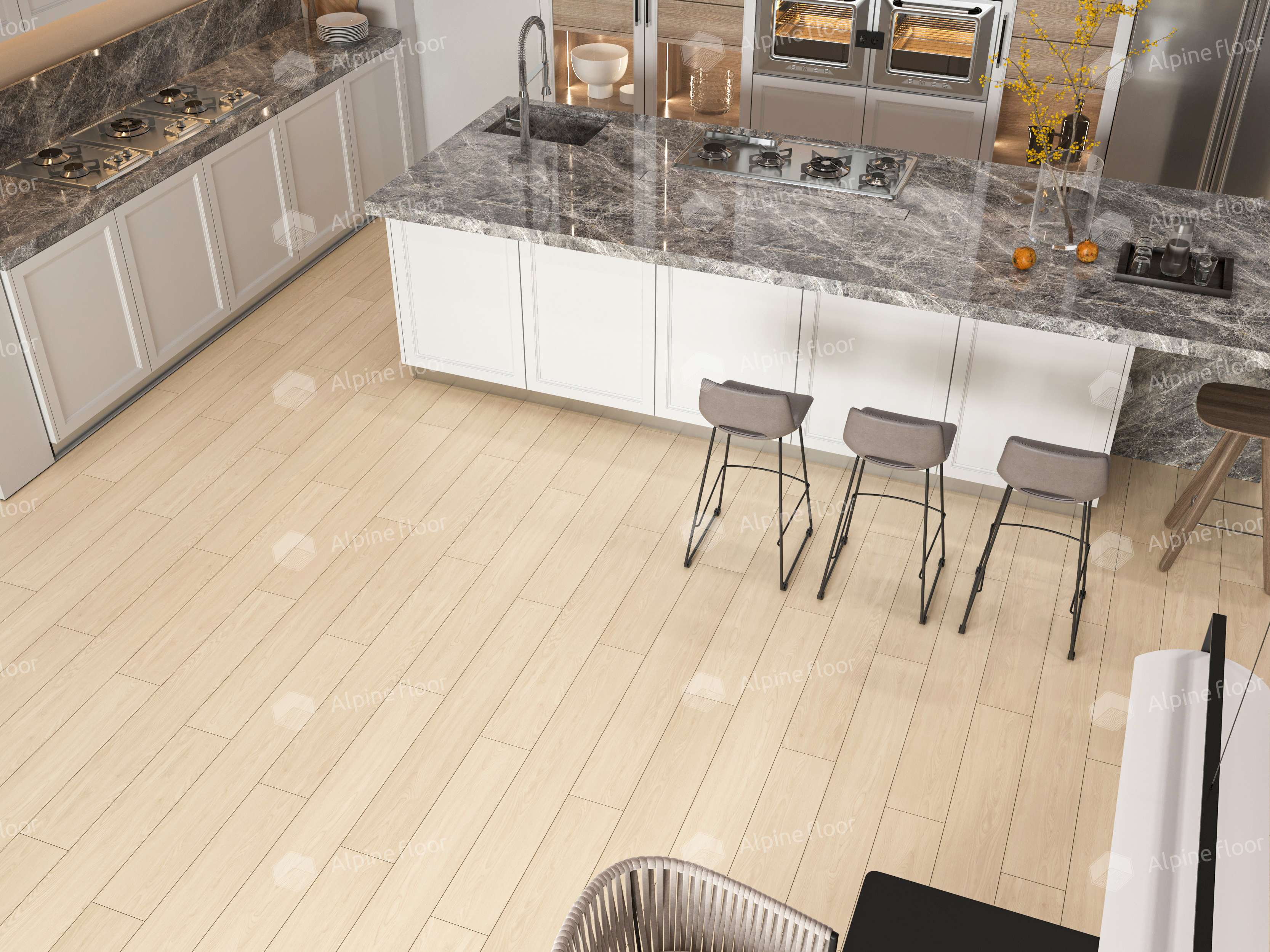Кварцвинил Alpine Floor Classic Light Еco 106-11 Ясень Макао