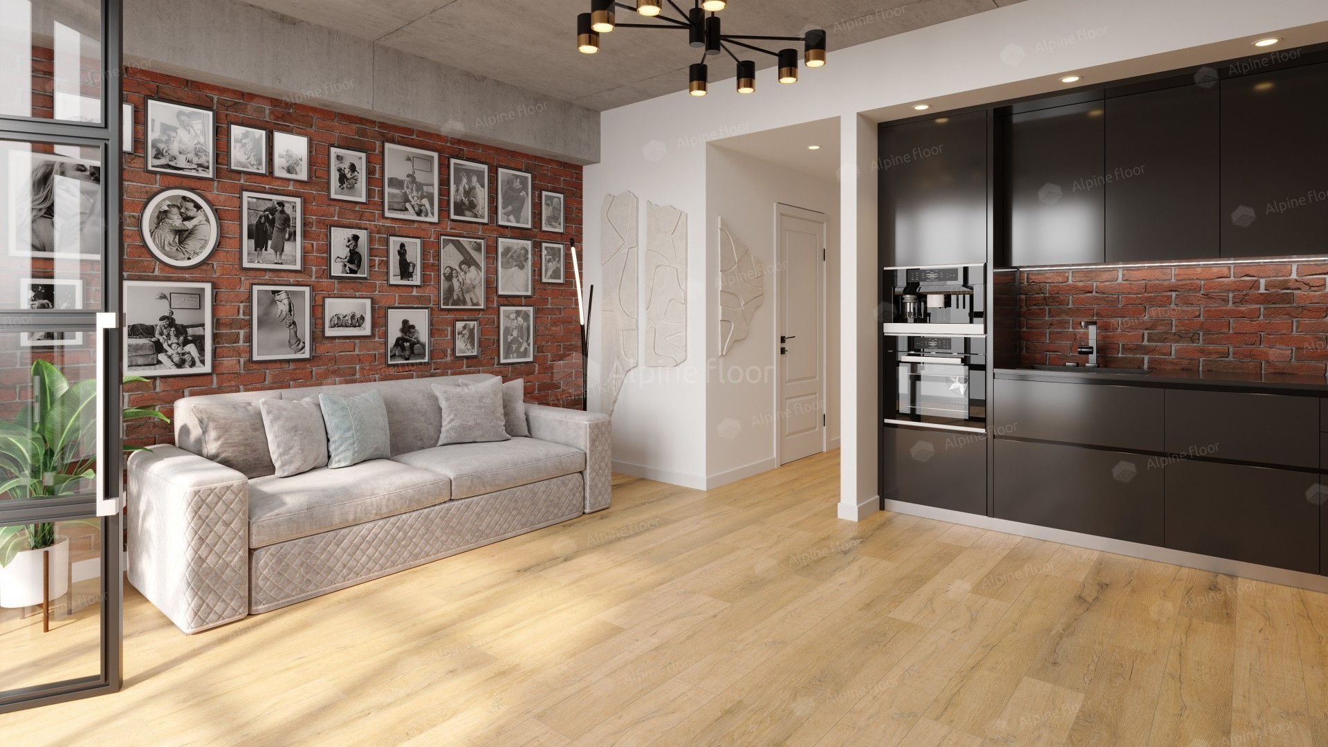 Кварцвинил Alpine Floor Premium XL Eco 7-16 Дуб Медовый