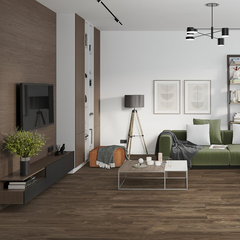 Кварцвинил Damy Floor Family LVT 0036-3-LVT Орех Американский
