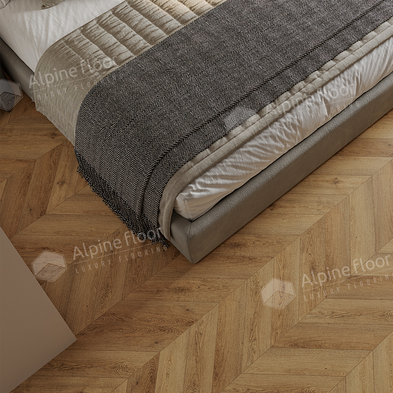 Кварцвинил Alpine Floor Chevron Alpine Eco 18-15 Дуб Буна