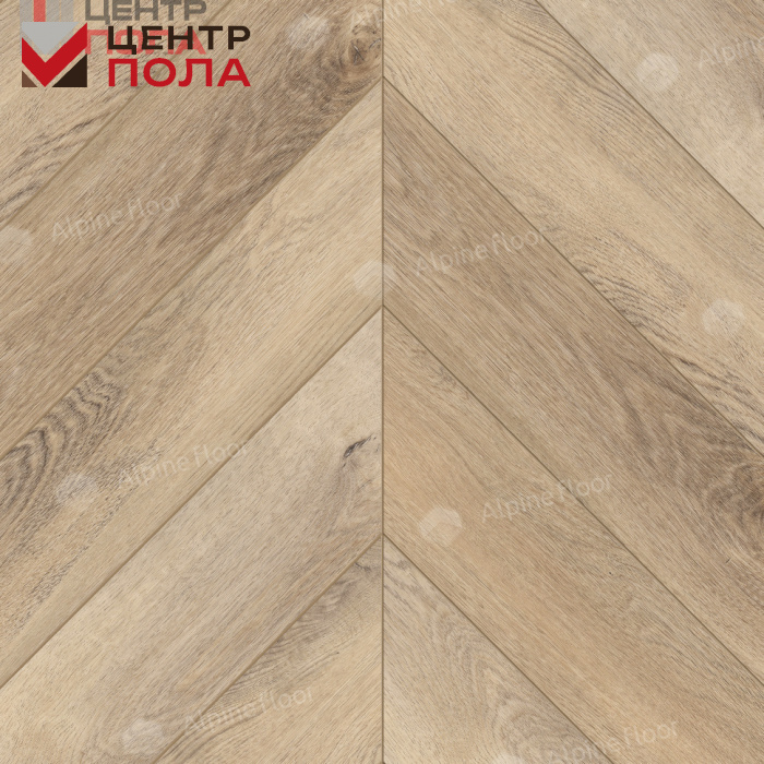 Кварцвинил Alpine Floor Chevron Alpine Eco 18-6 Дуб Синистра