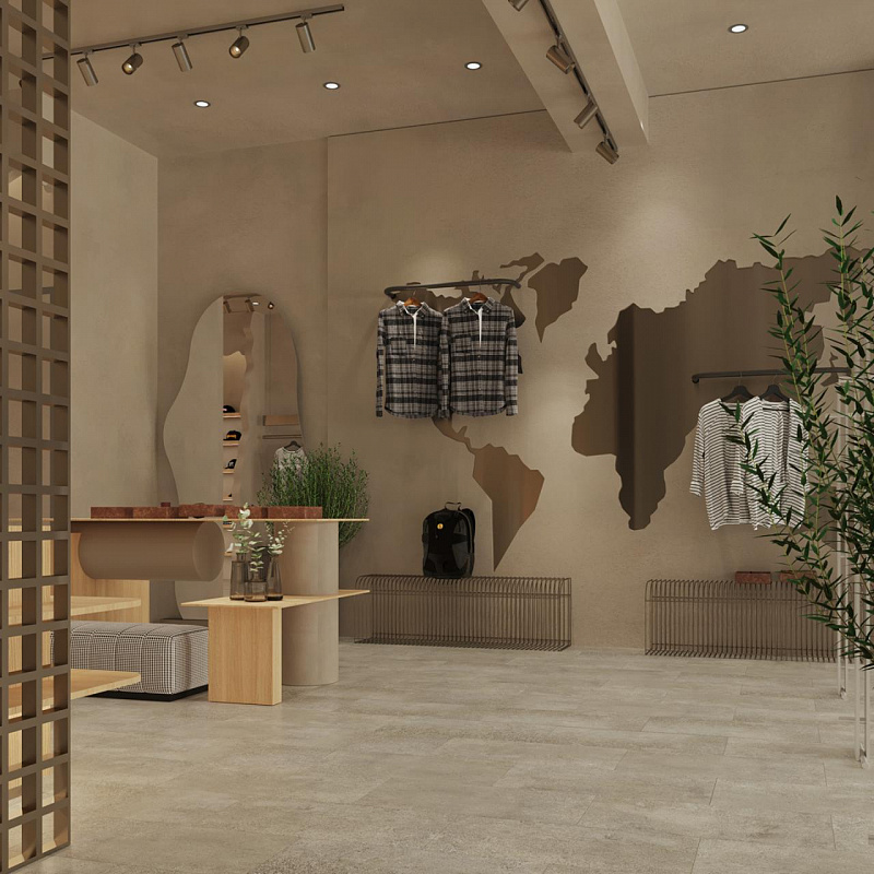 Кварцвинил Tulesna Камень (Stone) 1009-5 Grayscape