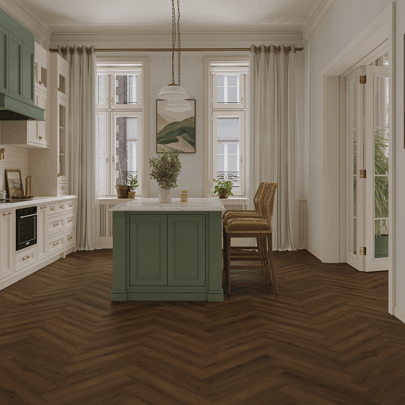 Кварцвинил Tulesna Искусство в паркете (Art Parquet) 1005-17 Atlant