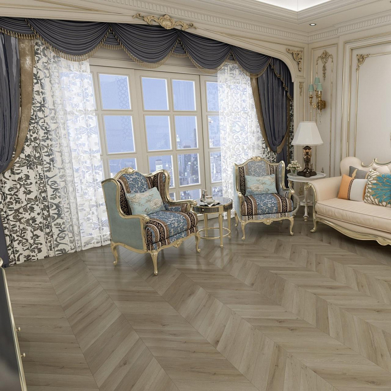 Кварцвинил Damy Floor Chevron LVT DF01-Ch-LVT Версаль