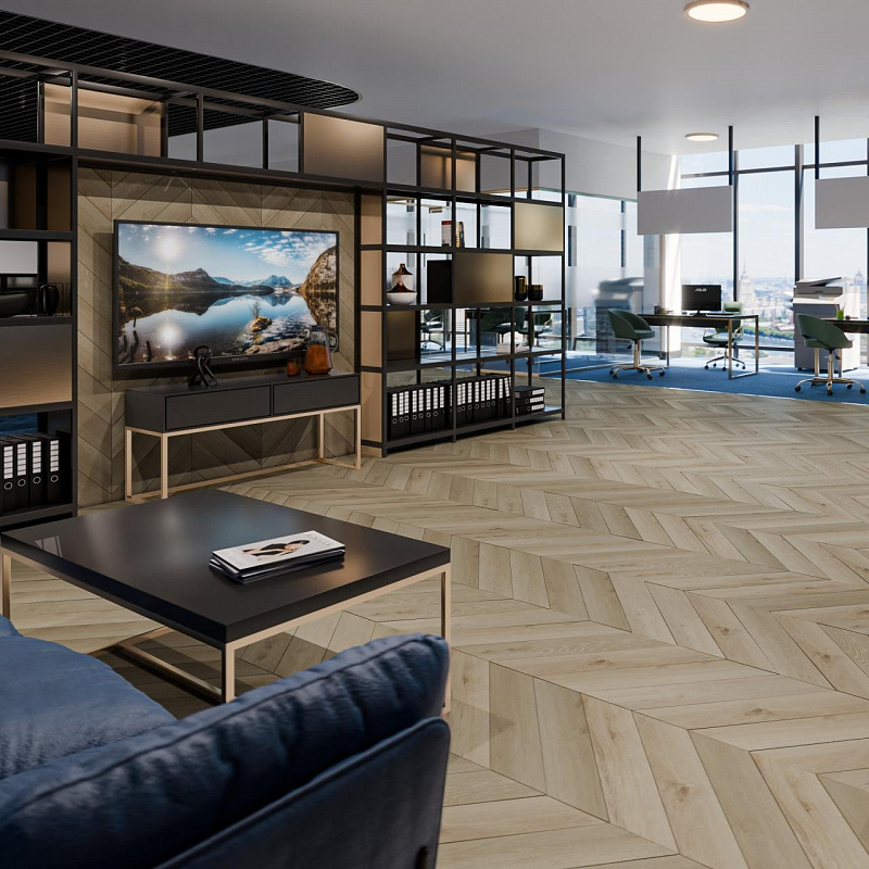Кварцвинил Damy Floor Chevron LVT DF01-Ch-LVT Версаль