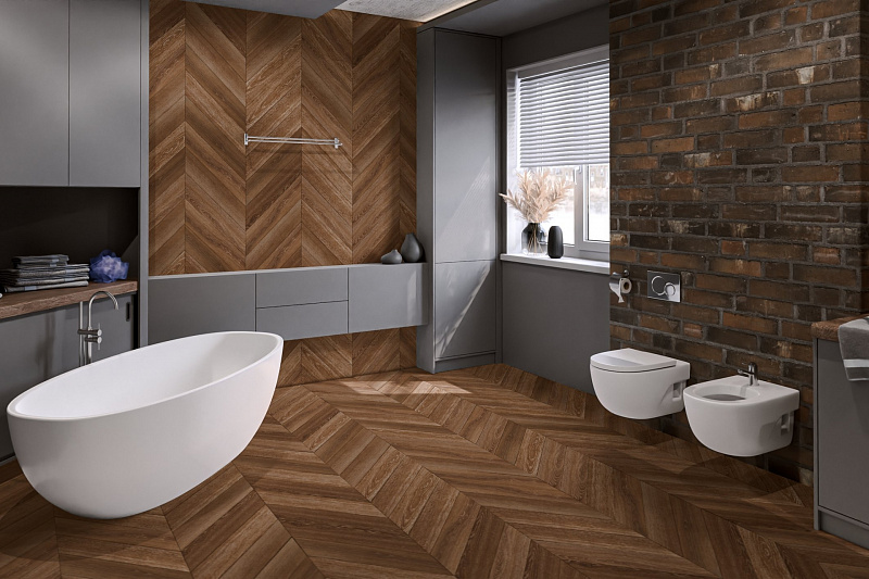 Кварцвинил Damy Floor Chevron LVT DF07-Ch-LVT Шайо