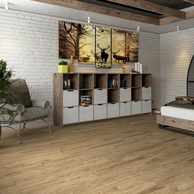 Кварцвинил Damy Floor Family LVT 0036-2-LVT Орех Европейский