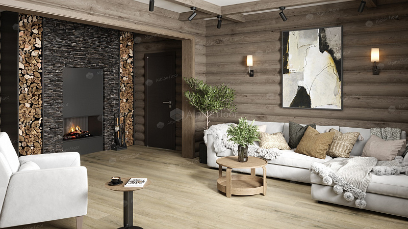 Кварцвинил Alpine Floor Premium XL Eco 7-19 Дуб Сливочный